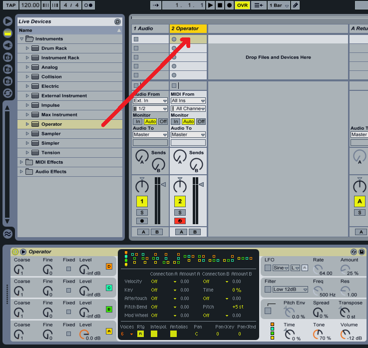 ableton autotune 7 midi setup